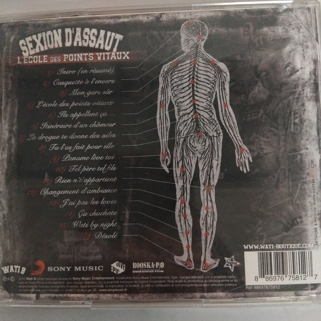 ซีดี Sexion D'Assaut - L'Ecole Des Points Vitaux (CD) (VG+)