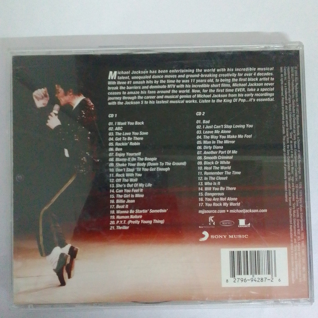 ซีดี Michael Jackson - The Essential Michael Jackson (CD) (VG)