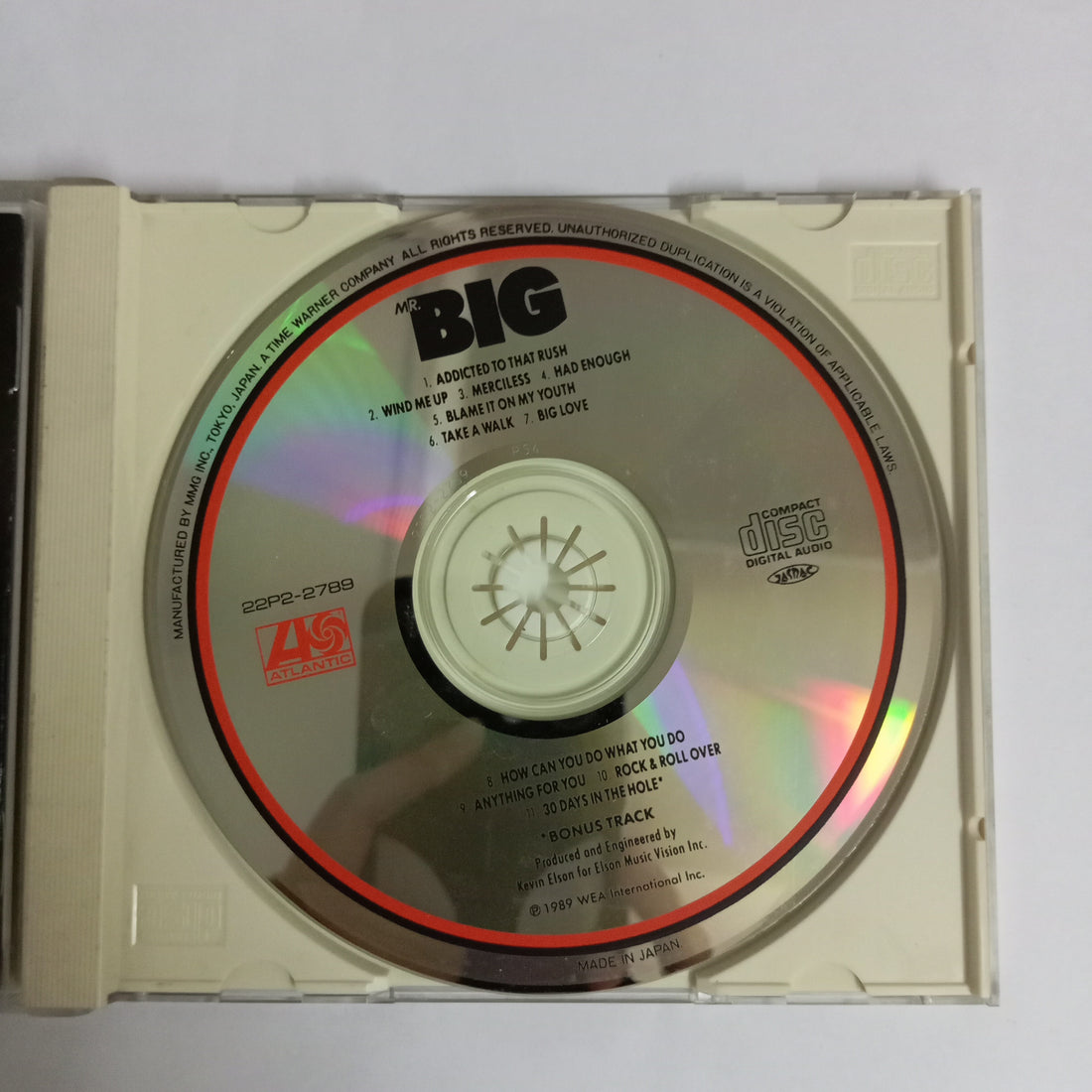 ซีดี Mr. Big - Mr. Big (CD) (VG+)