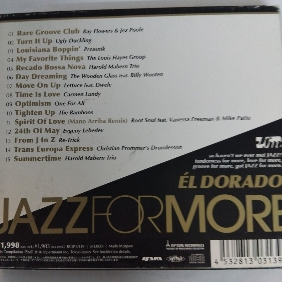 ซีดี Various - Jazz For More Él Dorado (CD) (VG+)