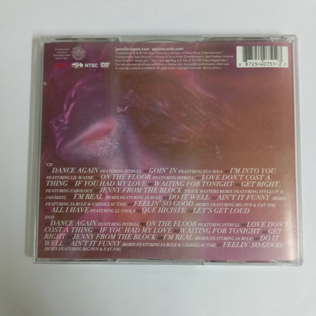 ซีดี Jennifer Lopez - Dance Again…The Hits (CD) (VG+)