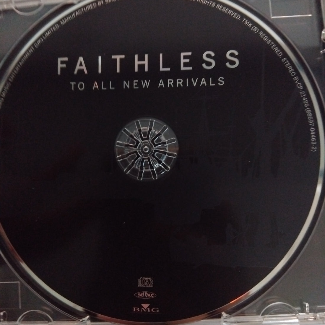 ซีดี Faithless - To All New Arrivals (CD) (VG+)