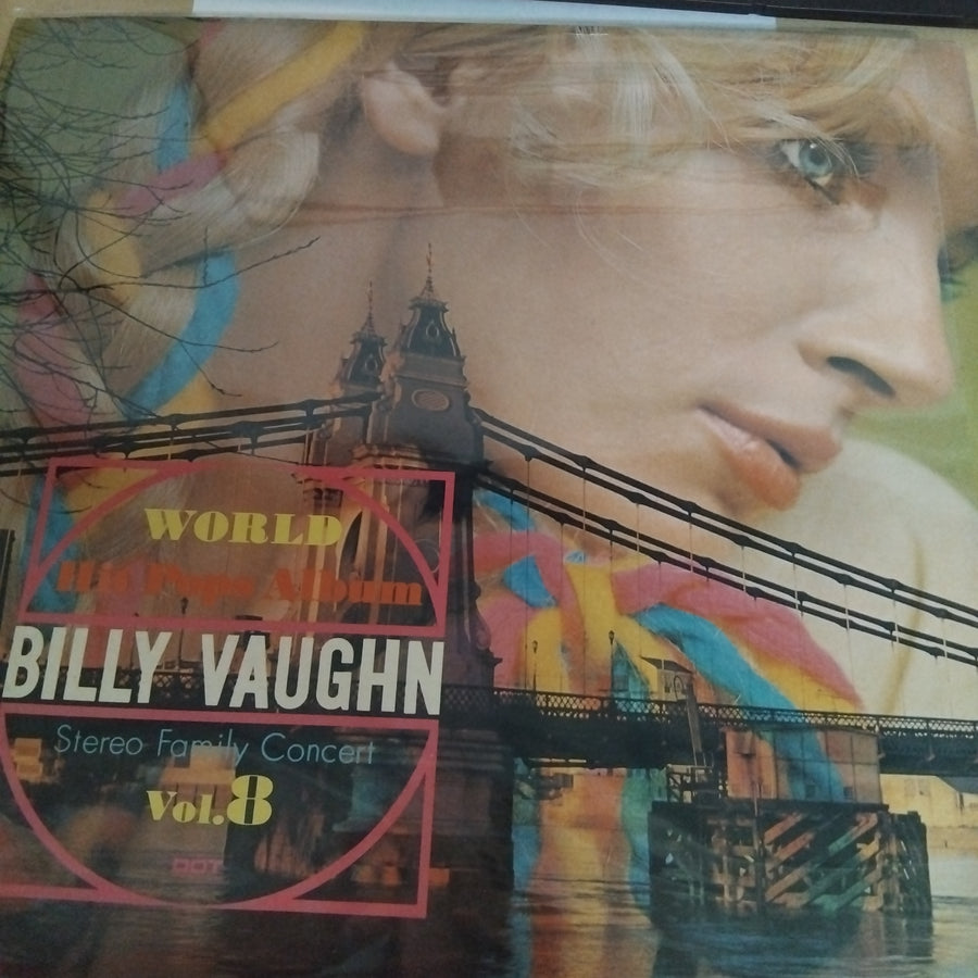 แผ่นเสียง Billy Vaughn - World Hit Pops Album Vol.8 (Vinyl) (VG+)