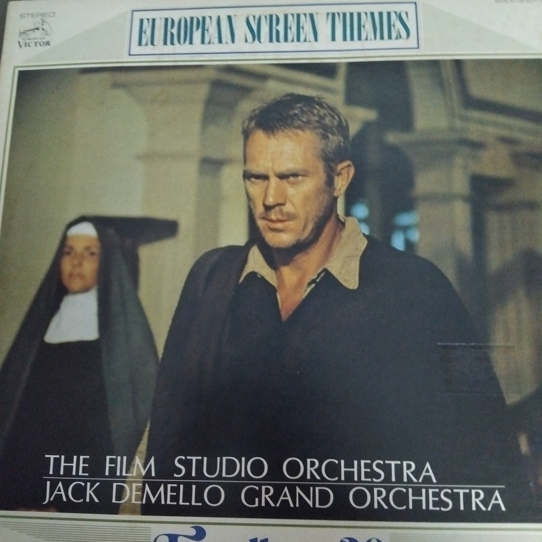 แผ่นเสียง The Film Studio Orchestra, Jack De Mello Grand Orchestra - European Screen Themes / Excellent 20 = ヨーロッパ映画音楽 / エクセレント20 (Vinyl) (VG+)