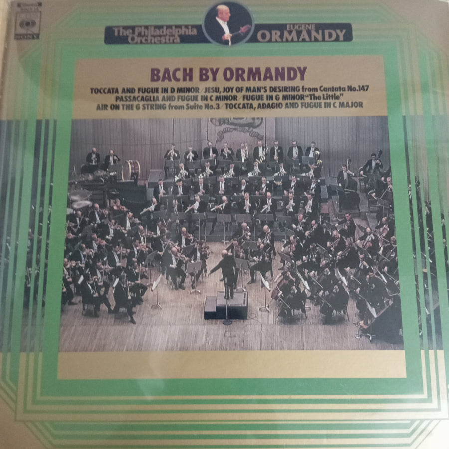 แผ่นเสียง Johann Sebastian Bach, The Philadelphia Orchestra, Eugene Ormandy - Bach By Ormandy (Vinyl) (VG+)