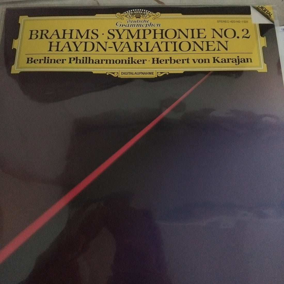 แผ่นเสียง Johannes Brahms * Herbert von Karajan * Berliner Philharmoniker - Symphonie No. 2 & Haydn-Variationen (Vinyl) (VG+)