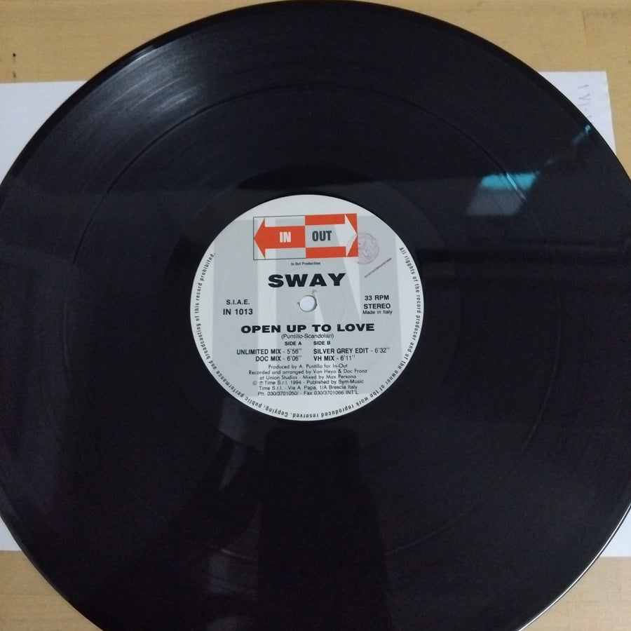 แผ่นเสียง Sway  - Open Up To Love (Vinyl) (VG+)