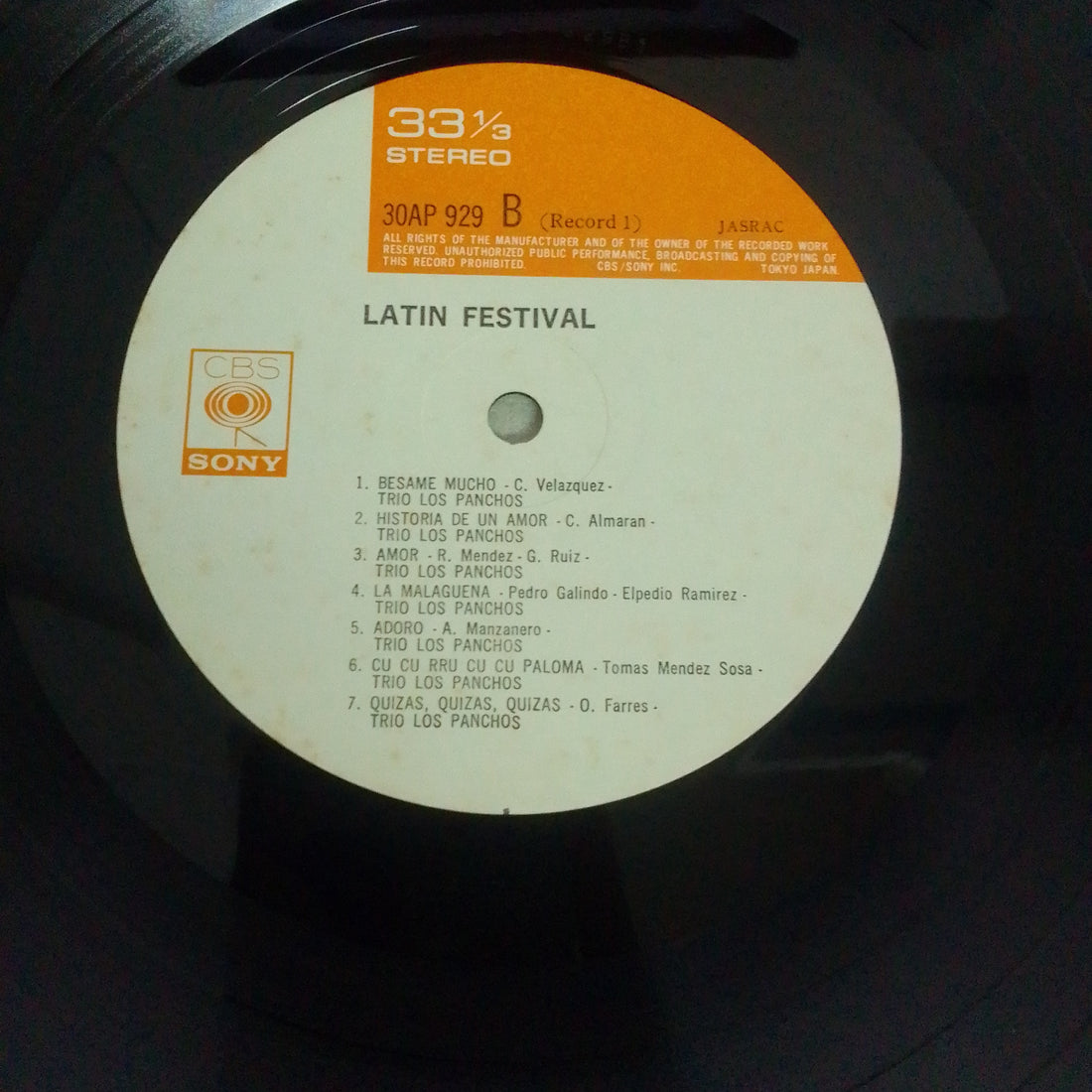 แผ่นเสียง Various - Latin Festival (Vinyl) (VG+)