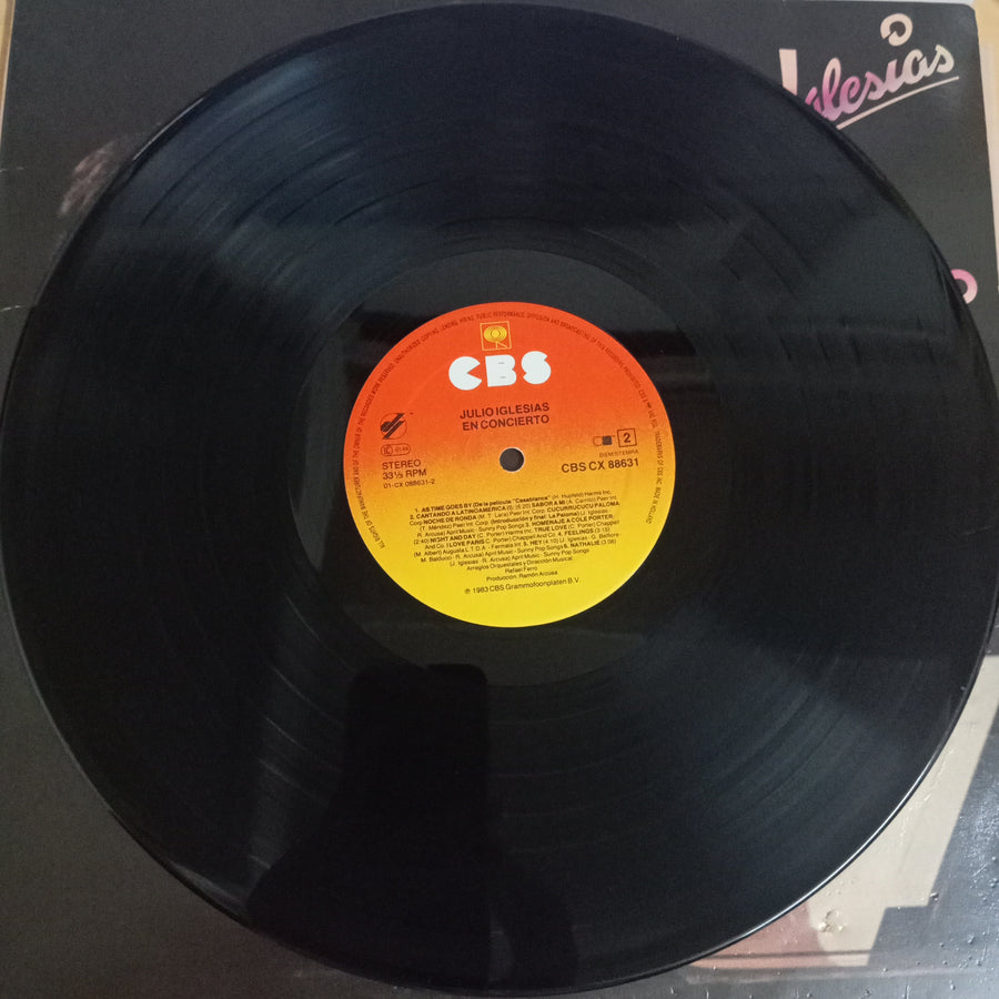 แผ่นเสียง Julio Iglesias - En Concierto Vinyl VG