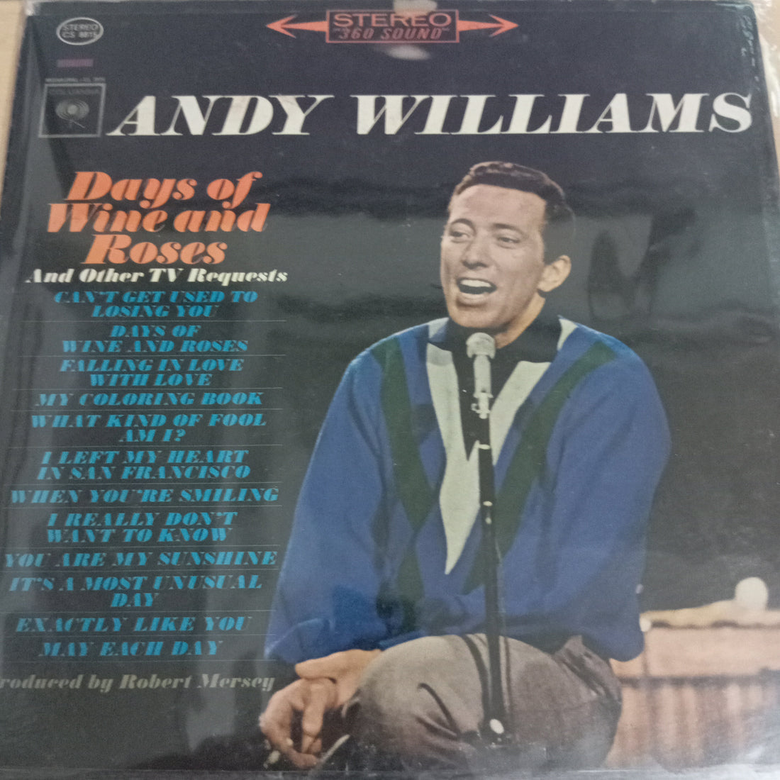 Andy Williams - Days Of Wine And Roses (Vinyl) (VG)