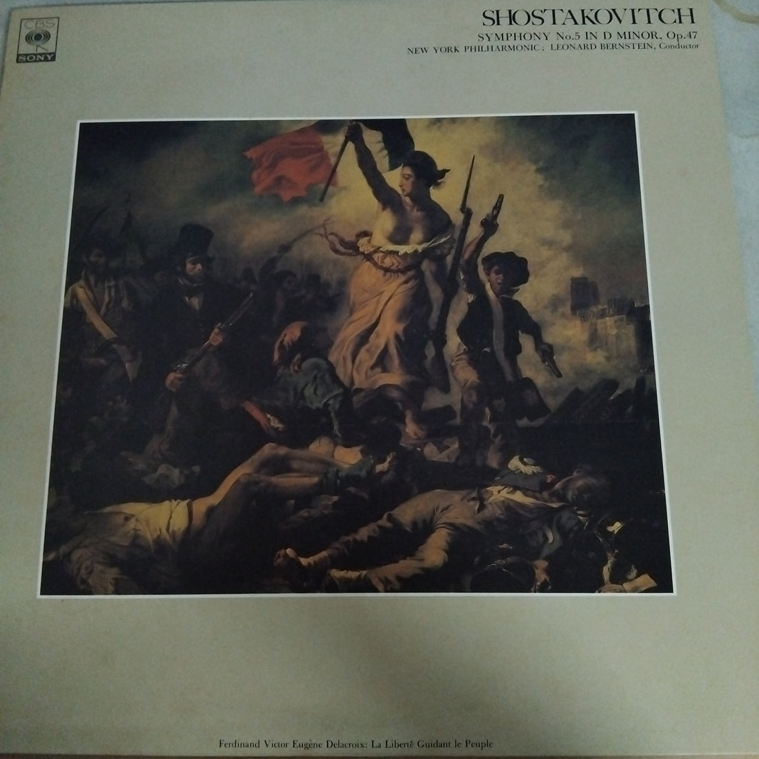 แผ่นเสียง Dmitri Shostakovich - New York Philharmonic, Leonard Bernstein - Symphony No.5 In D Minor, Op.47 (Vinyl) (VG+)