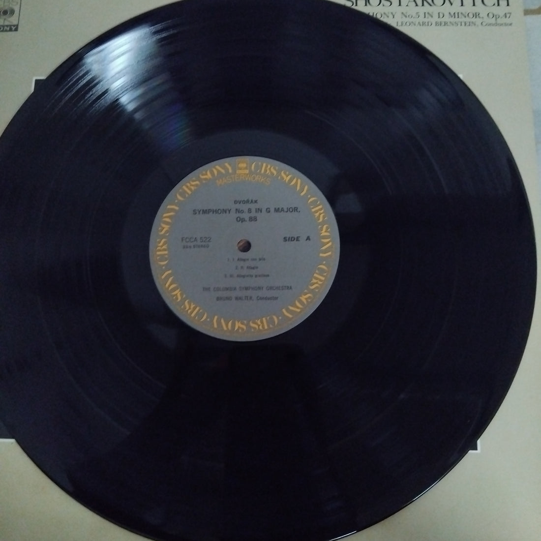 แผ่นเสียง Dmitri Shostakovich - New York Philharmonic, Leonard Bernstein - Symphony No.5 In D Minor, Op.47 (Vinyl) (VG+)