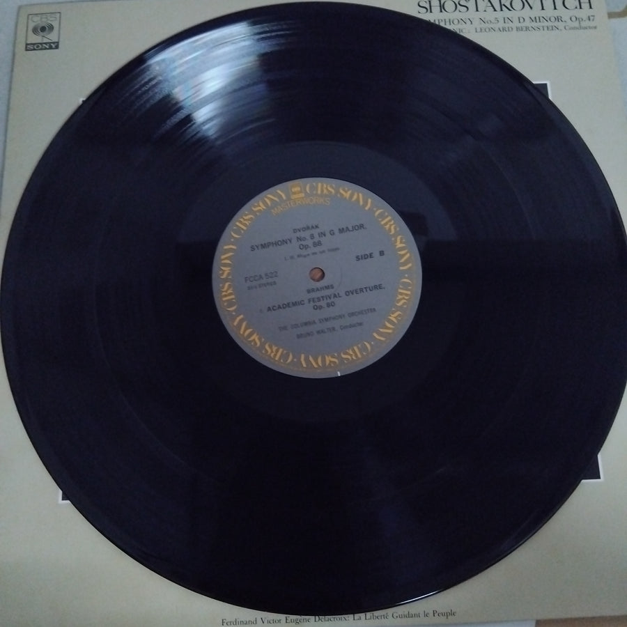 แผ่นเสียง Dmitri Shostakovich - New York Philharmonic, Leonard Bernstein - Symphony No.5 In D Minor, Op.47 (Vinyl) (VG+)