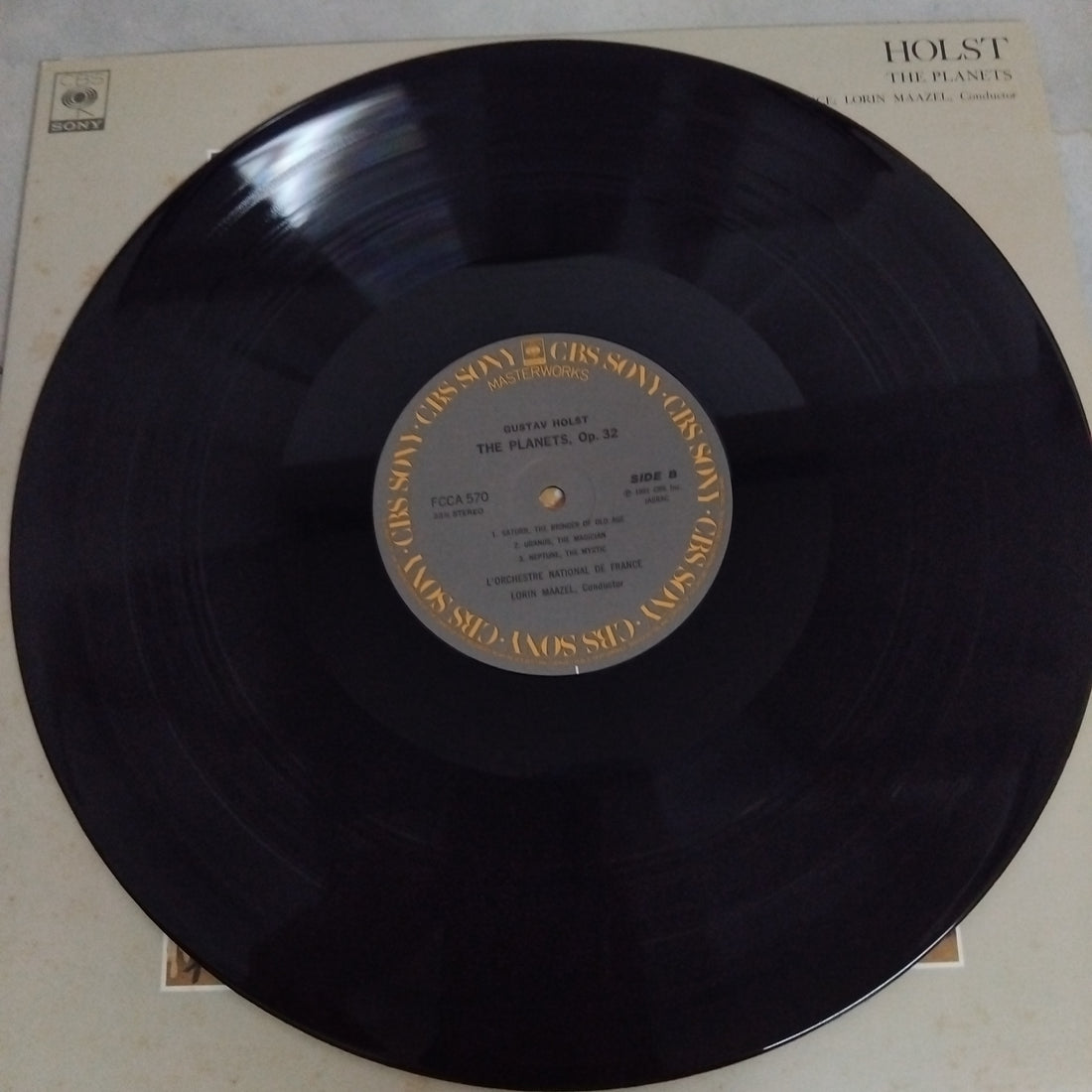 แผ่นเสียง Gustav Holst, Orchestre National De France, Lorin Maazel - The Planets (Vinyl) (VG+)