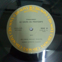 แผ่นเสียง Igor Stravinsky, London Symphony Orchestra, Leonard Bernstein - Le Sacre Du Printemps (Vinyl) (VG+)