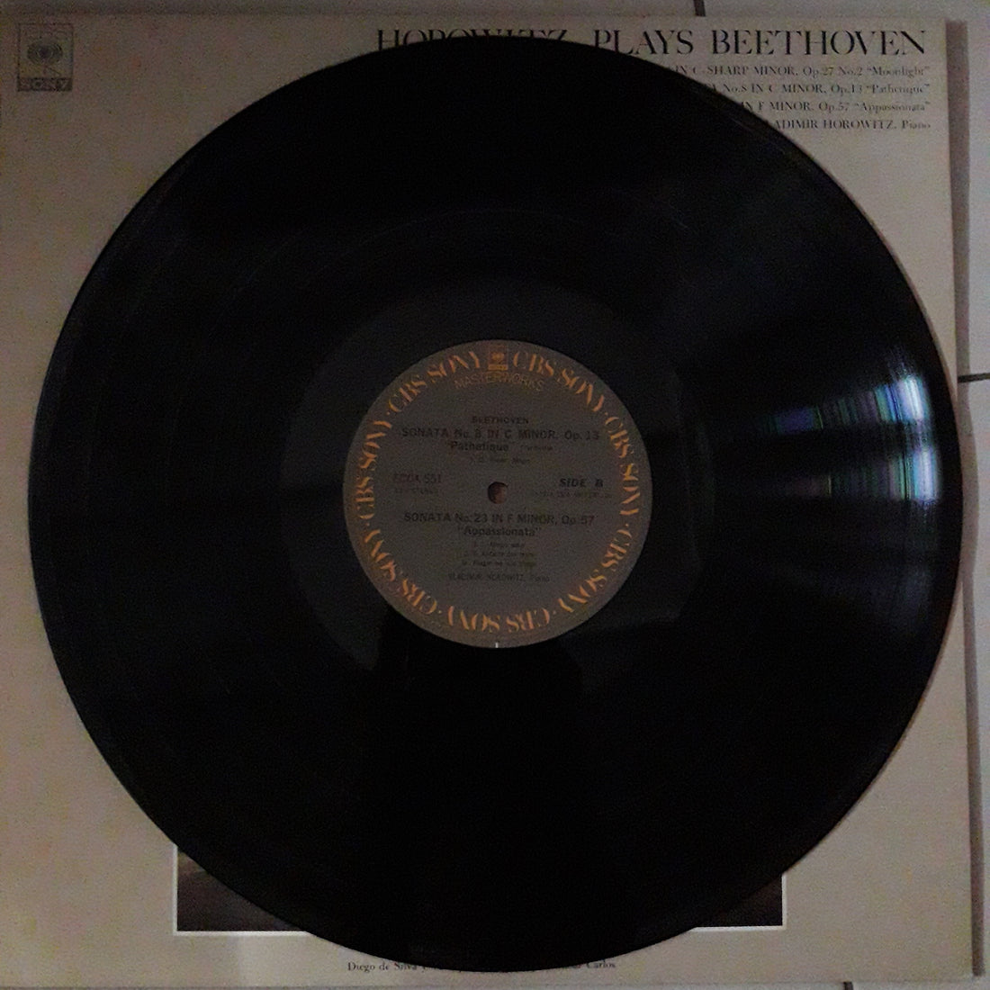 แผ่นเสียง Vladimir Horowitz, Ludwig van Beethoven - Horowitz Plays Beethoven (Moonlight, Pathétique, Appassionata) (Vinyl) (VG+)