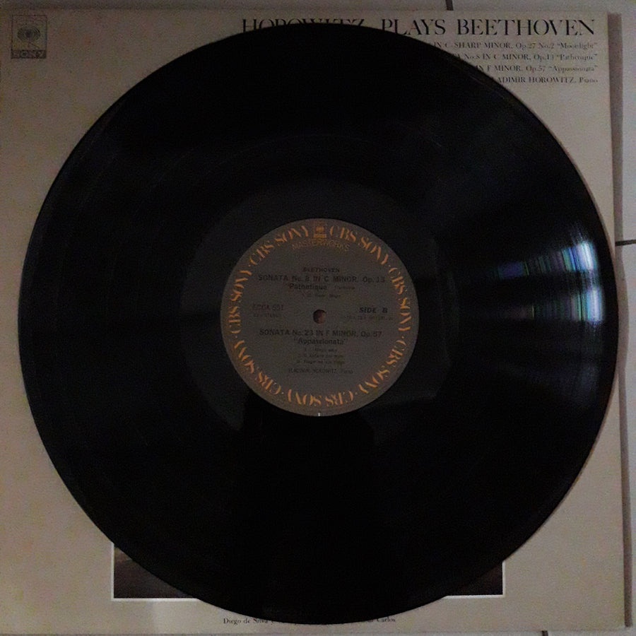 Vladimir Horowitz, Ludwig van Beethoven - Horowitz Plays Beethoven (Moonlight, Pathétique, Appassionata) (Vinyl) (VG+)