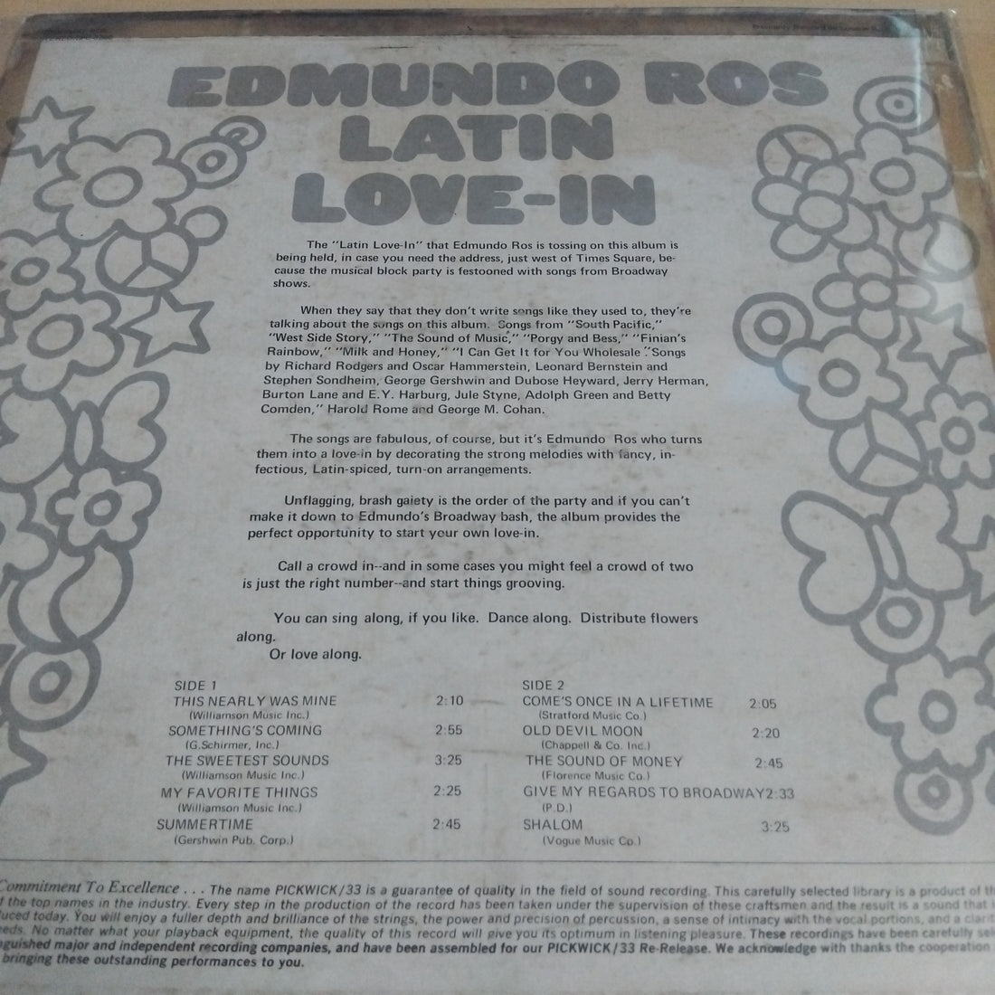 แผ่นเสียง Edmundo Ros - Latin Love-In (Vinyl) (VG+)