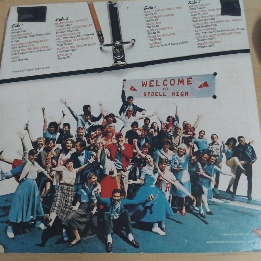 แผ่นเสียง Various - Grease (The Original Soundtrack From The Motion Picture) (Vinyl) (VG+)