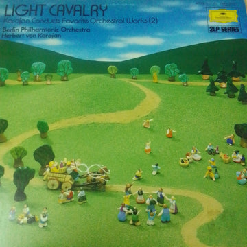 แผ่นเสียง Various - Herbert von Karajan - LIGHT CAVALRY Karaian Conducts Favorite Orclrestral works 2 Vinyl VG+ 2LPs