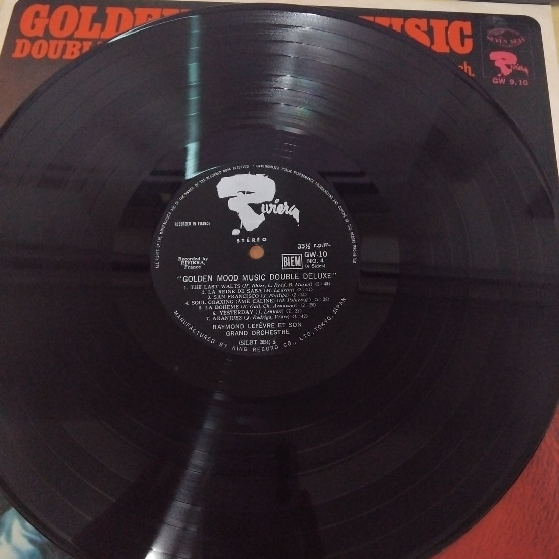 แผ่นเสียง RAYMOND LEFEVRE - Golden Mood Music Double Deluxe (Vinyl) (VG+) (2LPs)