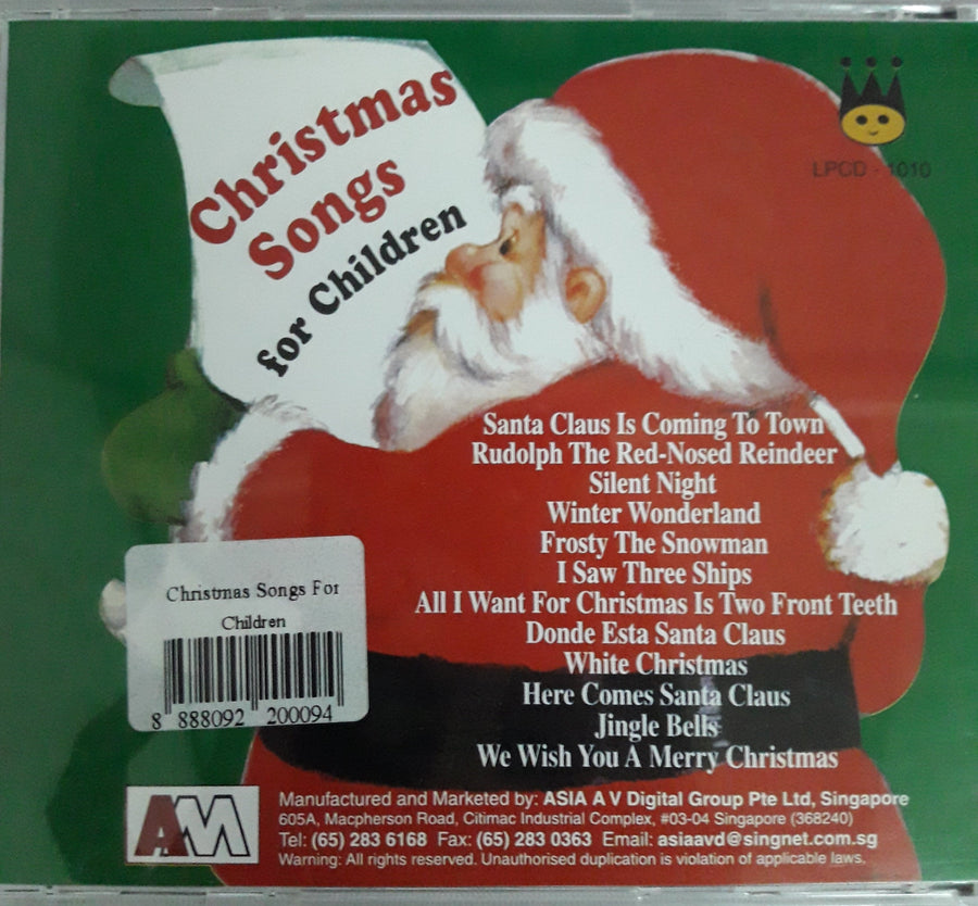 Christmas Songs For Children (CD) (NM)