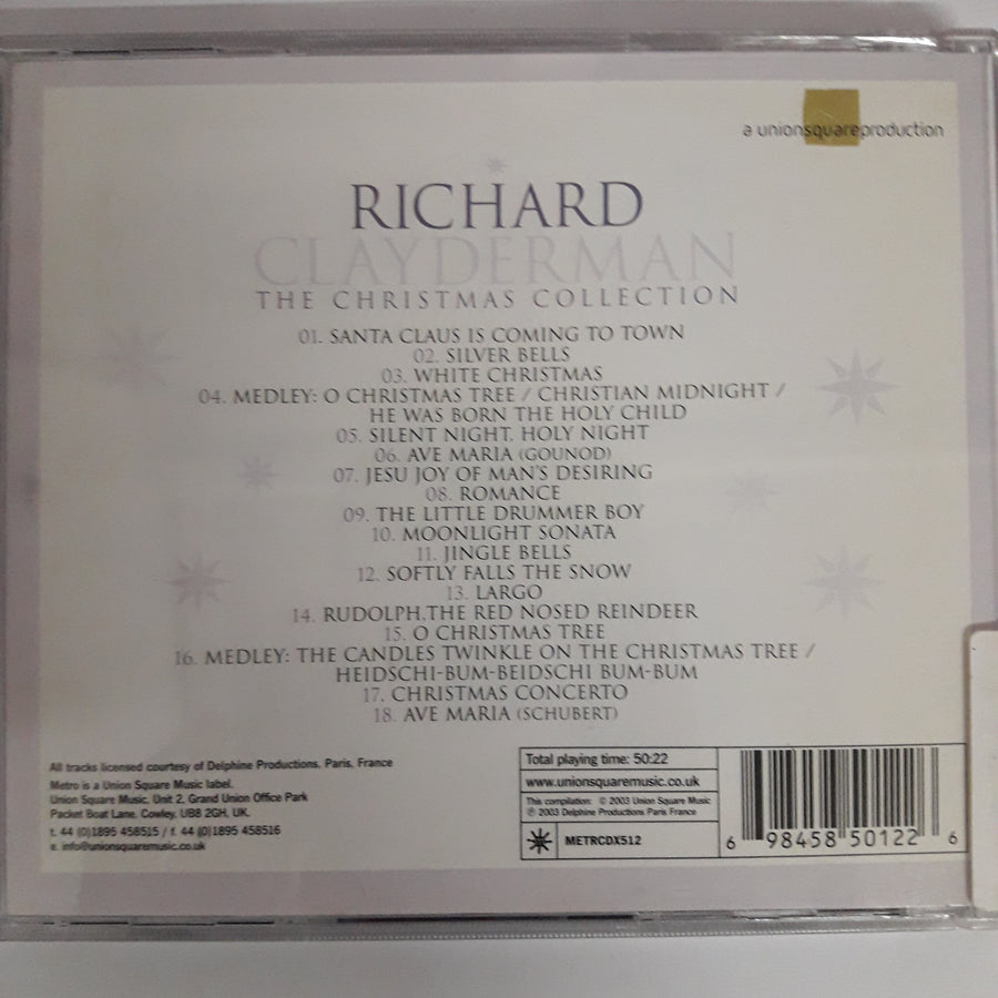 ซีดี Richard Clayderman - The Christmas Collection (CD) (NM)