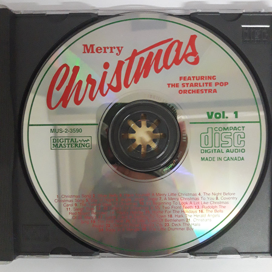 ซีดี various - Merry Christmas Featuring The Starlite Pop Orchestra (CD) (NM)