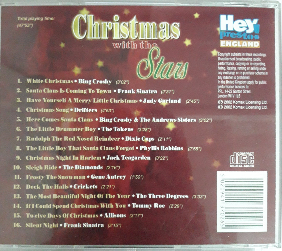 ซีดี Various - Christmas With The Stars (CD)(VG)