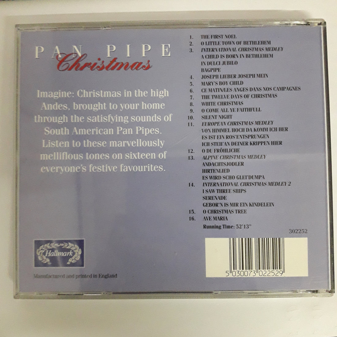 ซีดี Pan Pipe - Pan Pipe Christmas CD VG+