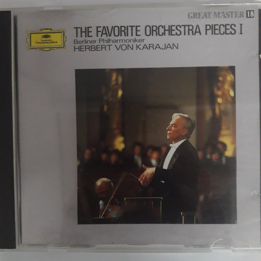 ซีดี HERBERT VON KARAJAN - THE FAVORITE ORCHESTRA PIECES I (CD) (VG+)