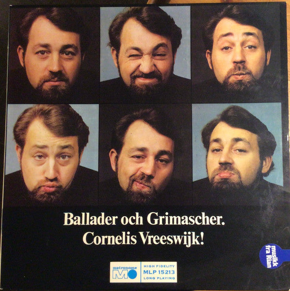 Cornelis Vreeswijk : Ballader Och Grimascher (LP, Album, RE)