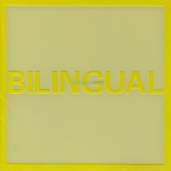 Pet Shop Boys : Bilingual (CD, Album)