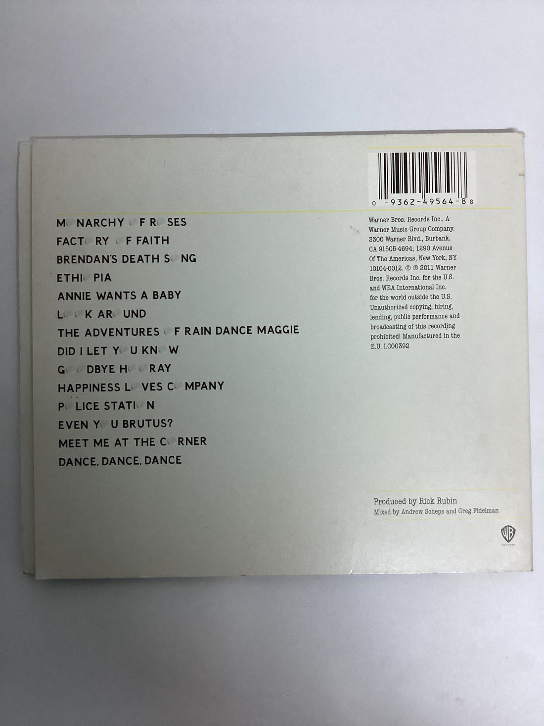 ซีดี Red Hot Chili Peppers - I'm With You CD VG+