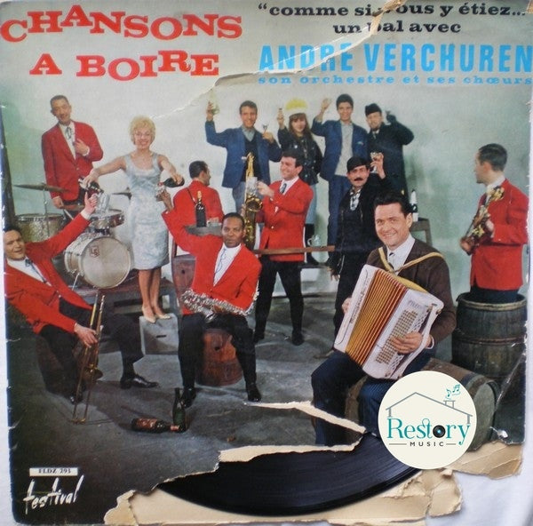 André Verchuren & Son Orchestre : Chansons À Boire (LP, Album)