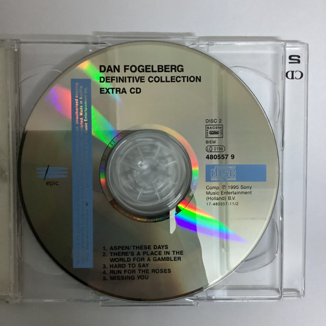 ซีดี Dan Fogelberg - Definitive Collection CD NM or M- 2CDs
