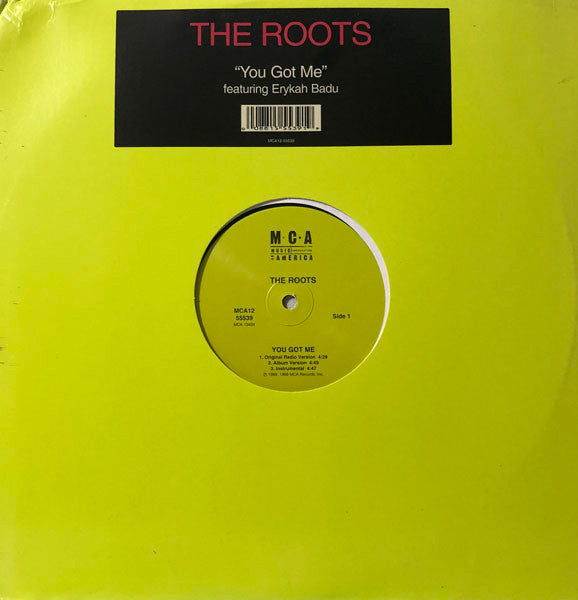 The Roots Featuring Erykah Badu : You Got Me (12")