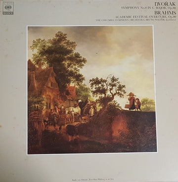 Antonín Dvořák / Johannes Brahms - Bruno Walter, Columbia Symphony Orchestra : Symphony No. 8 / Academic Festival Overture (LP)