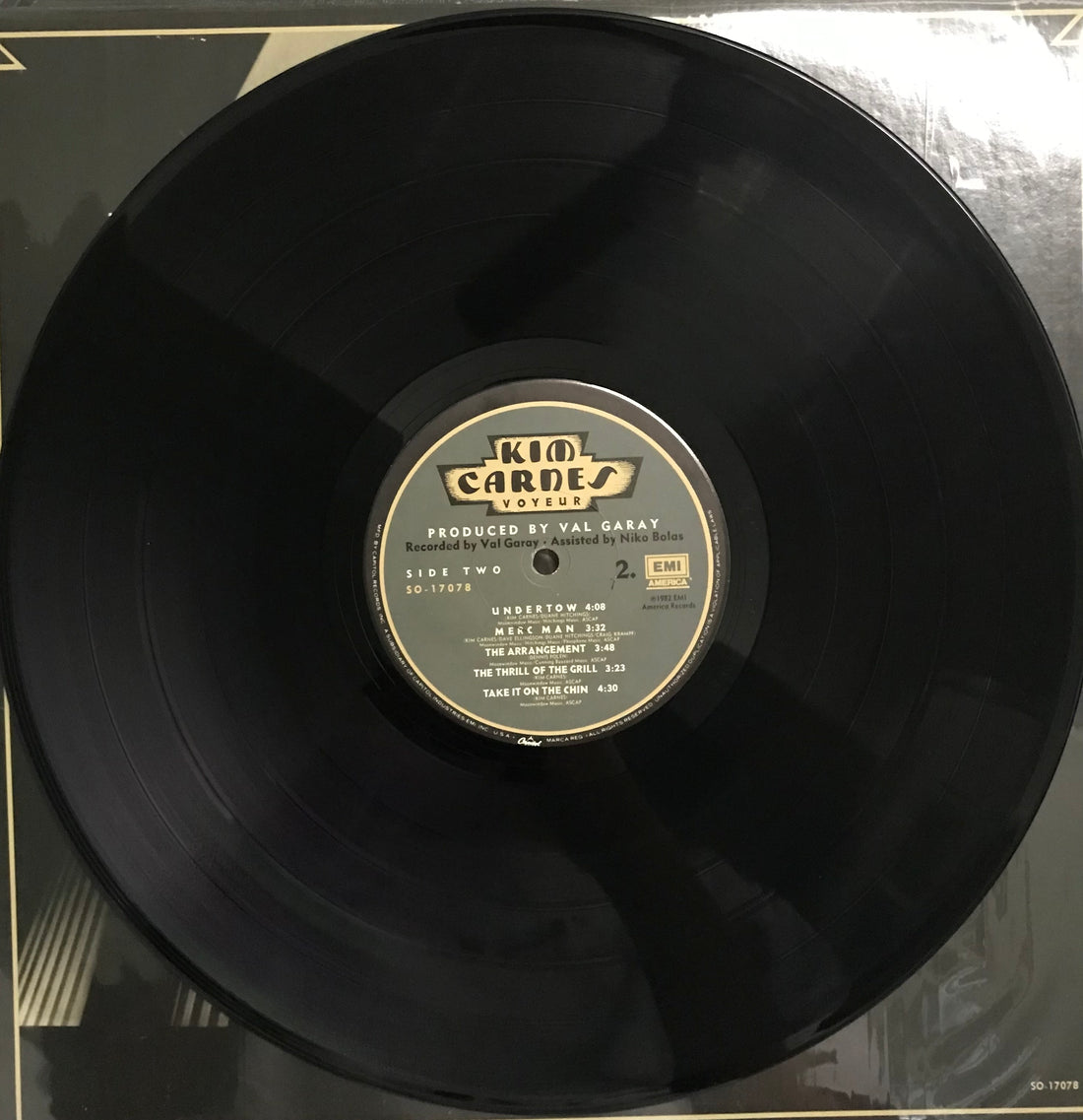 แผ่นเสียง Kim Carnes - Voyeur Vinyl VG+