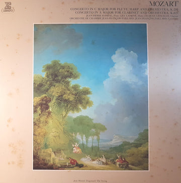 Jean-Pierre Rampal & Lily Laskine - Jacques Lancelot - Wolfgang Amadeus Mozart / Orchestre De Chambre Jean-François Paillard : Concerto In C Major For Flute & Harpe And Orchestra K.299 / Concerto In A Major For Clarinet  And Orchestra K.622 (LP, Album, RE, RM)