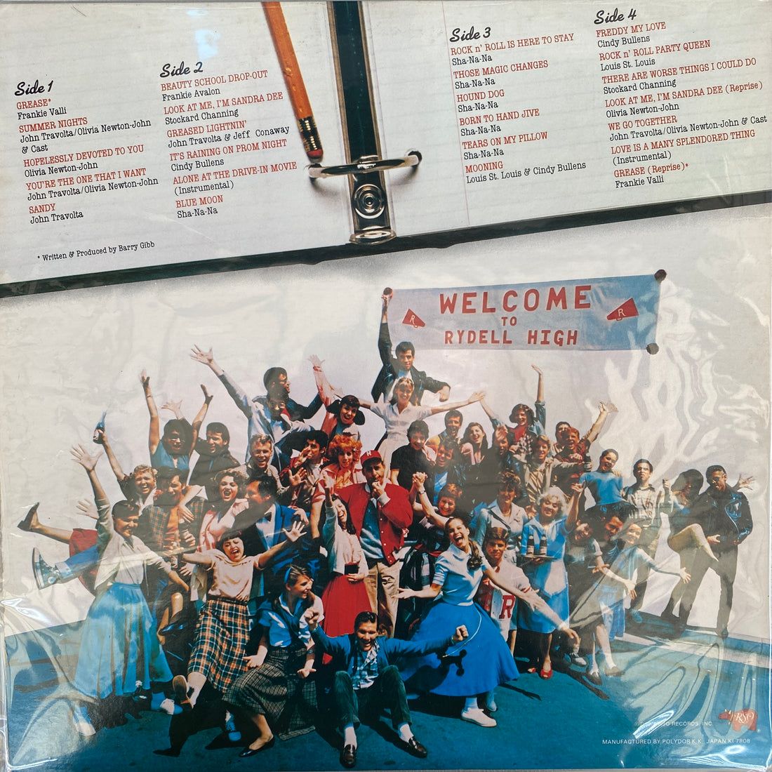 แผ่นเสียง Various - Grease The Original Soundtrack From The Motion Picture 2LP Vinyl VG+