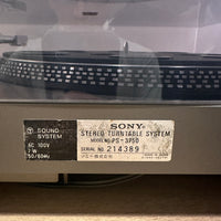 Sony PS-3750 Manual Direct Drive Turntable (220V)