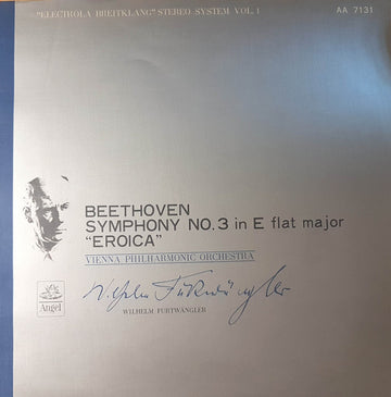 Ludwig van Beethoven, Wilhelm Furtwängler, Wiener Philharmoniker : Symphony No. 3 'Eroica' (LP, Mono, Red)