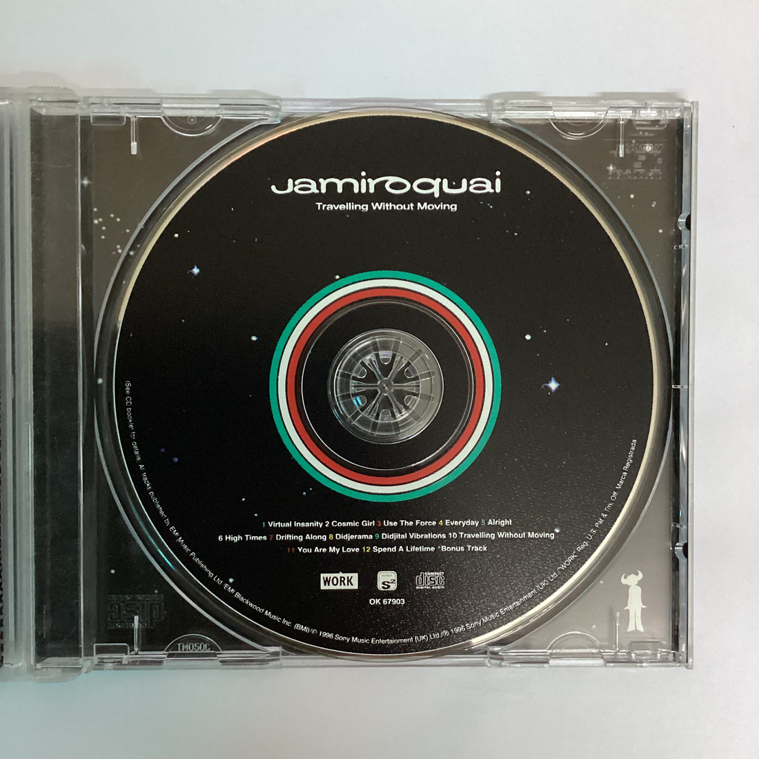 ซีดี Jamiroquai - Travelling Without Moving CD VG+