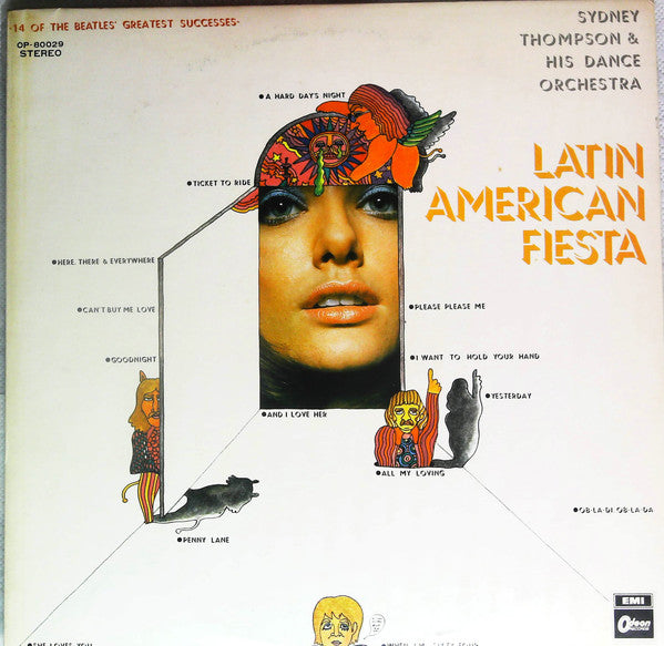 Sydney Thompson And His Orchestra : Latin American Fiesta (14 Of The Beatles Greatest Successes) (LP, Album)