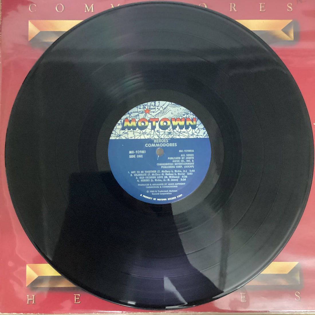 แผ่นเสียง Commodores - Heroes Vinyl VG