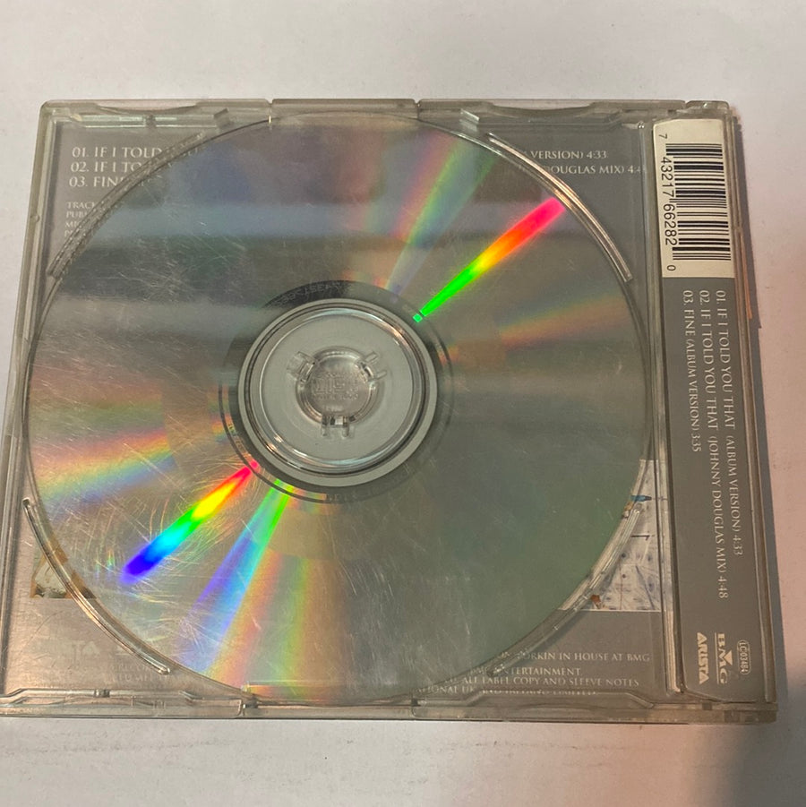 ซีดี Whitney Houston & George Michael - If I Told You That CD G