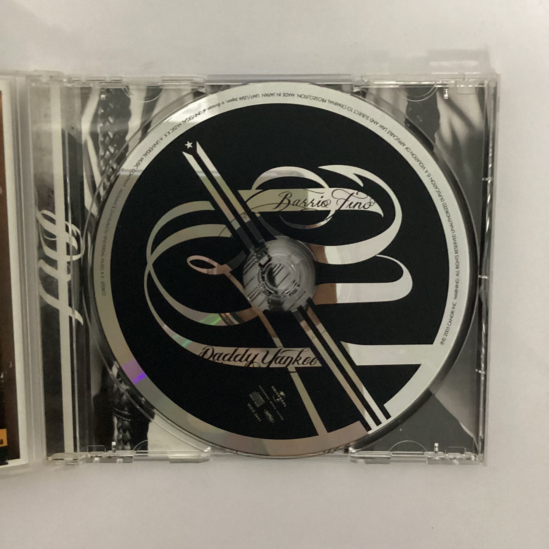 ซีดี Daddy Yankee - Barrio Fino CD VG+