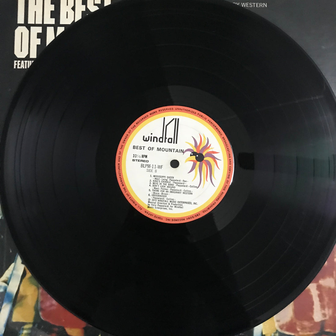 แผ่นเสียง Mountain - The Best Of Mountain Vinyl VG+