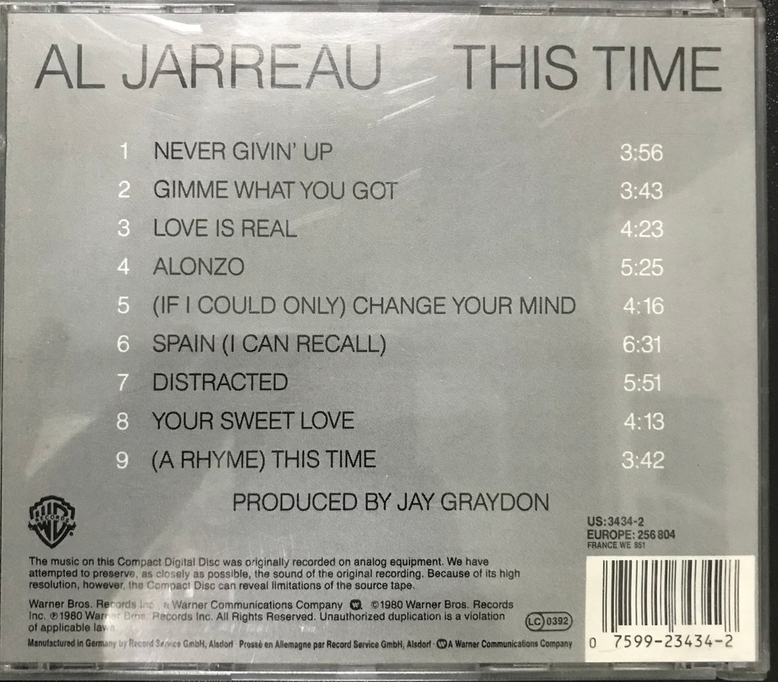 ซีดี Al Jarreau - This Time CD VG+